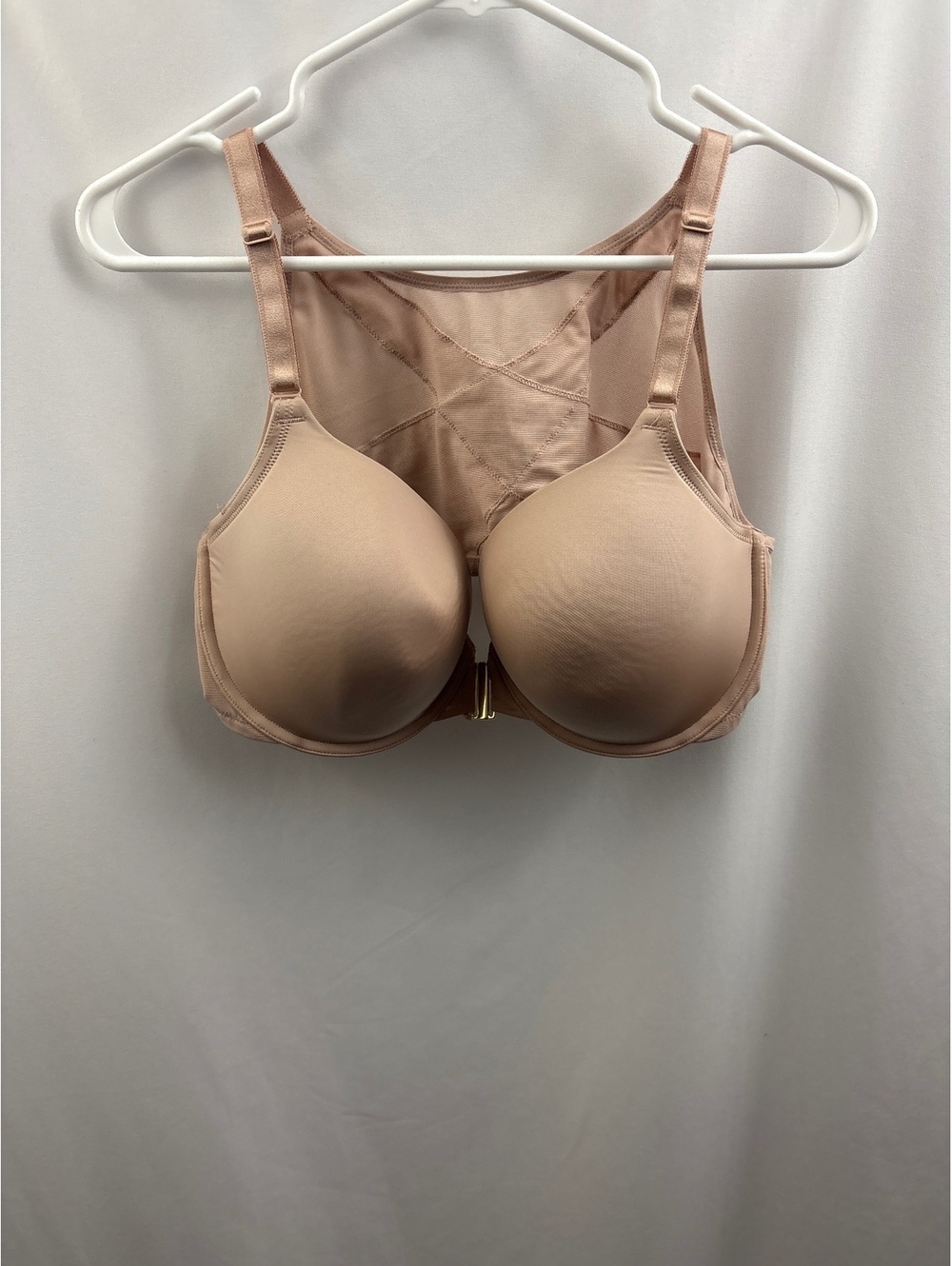 Torrid Nude Perfect T Shirt Front Close Lightly Lined Ultimate Smoothing Bra 42C